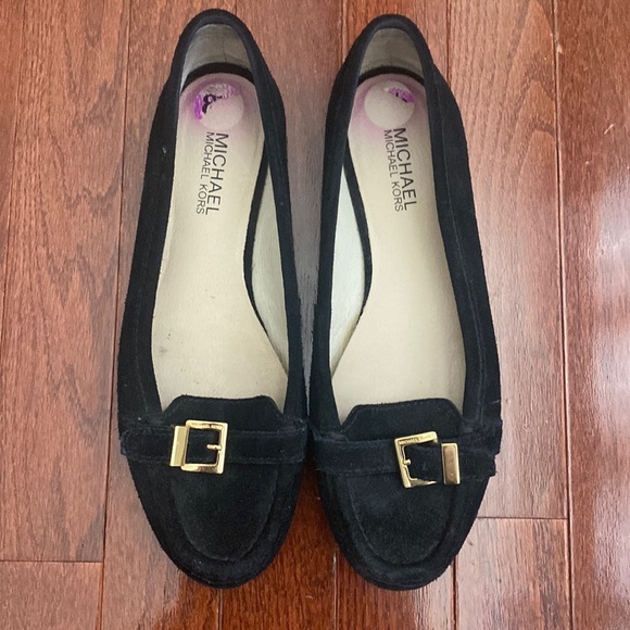 MICHAEL Michael Kors Black Suede Loafers - Picture 10 of 10